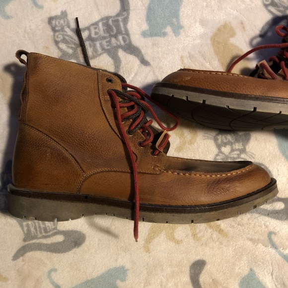 Mens Dockers brown boots. Size 11.5. Used in good condition. - Picture 4 of 10